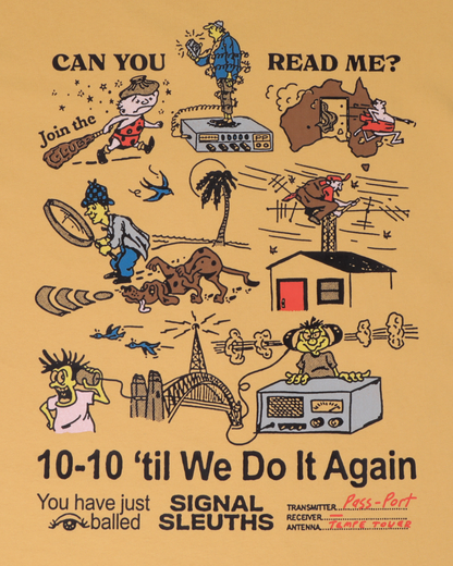 Passport Radio Silence Tee - Barley