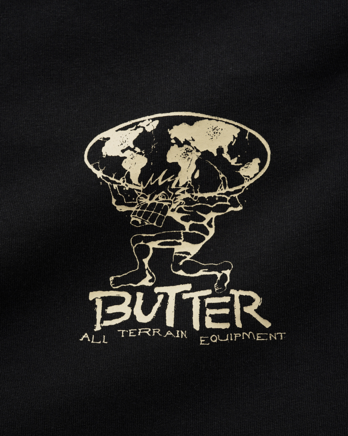 BUTTER GOODS Terrain Tee - Black