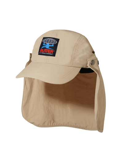 BUTTER GOODS All Terrain 4 Panel Flap Cap - Tan