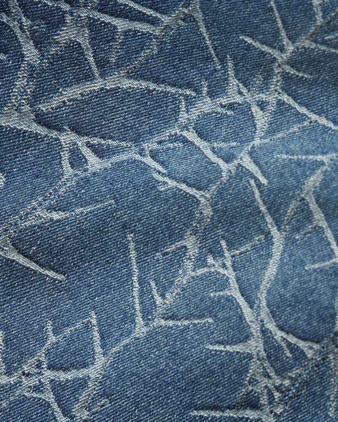 BUTTER GOODS Thorn Camo Wide Cut Denim Jeans - Washed Indigo