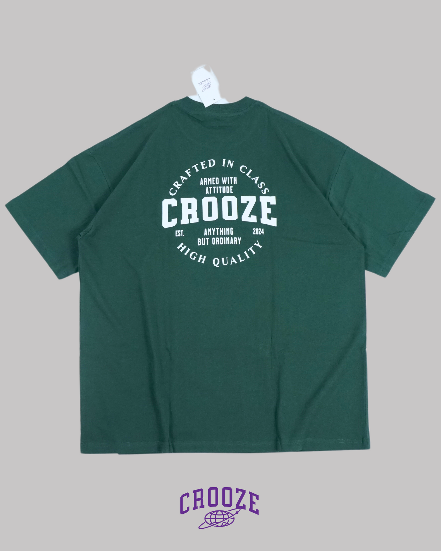 CROOZE Impress Premium Tee - Forest Green