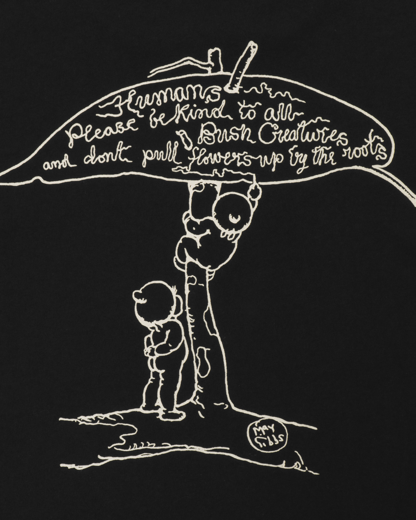 Passport Be Kind Tee - Black