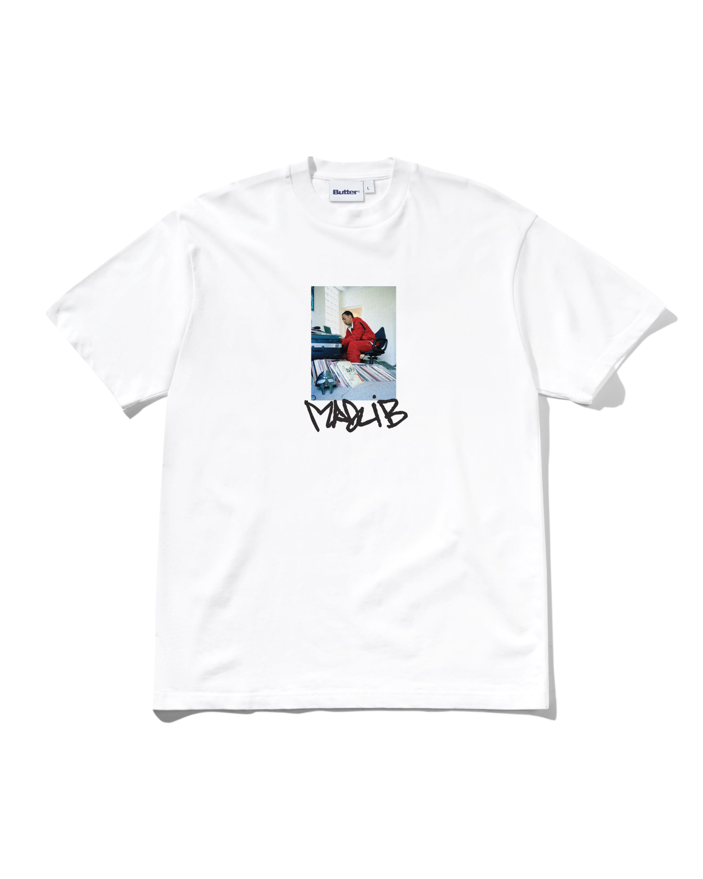 BUTTER GOODS x MADLIB Bomb Shelter Tee - White