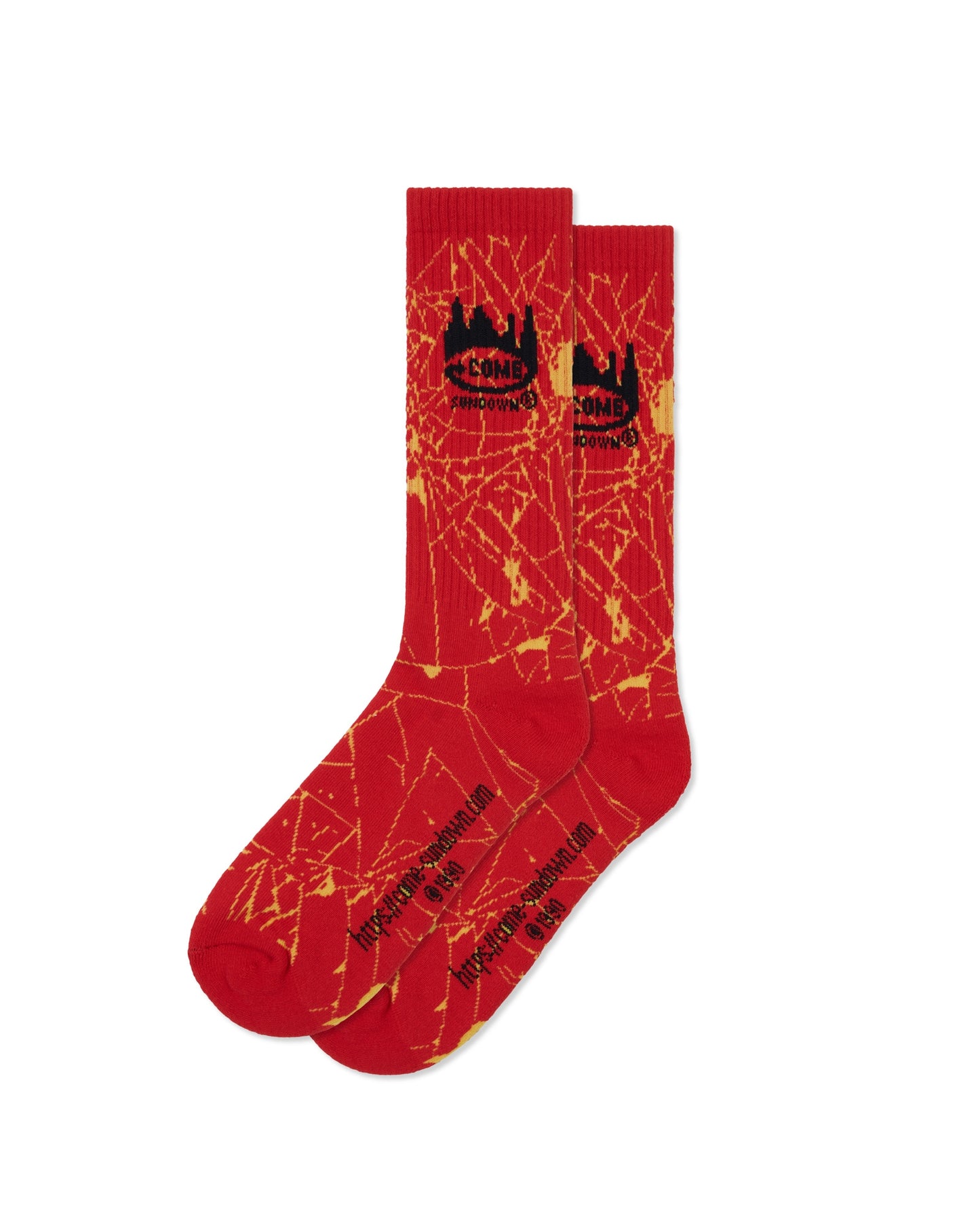 COME SUNDOWN - Toil Socks - Red