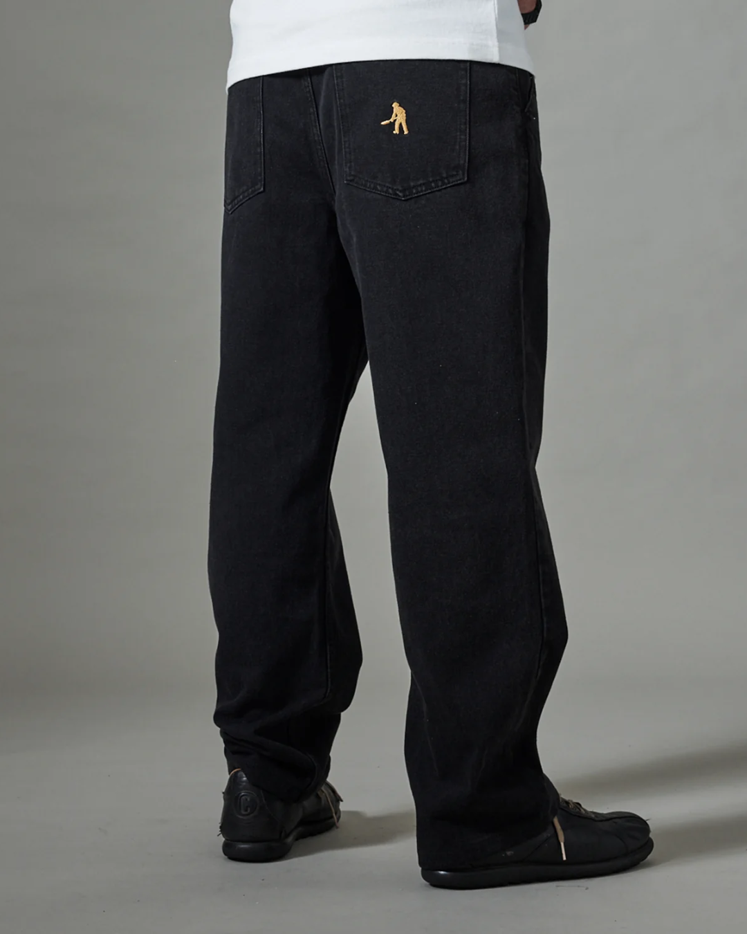 Passport Recycled Cotton Workers Club Classic Jean - Washed Black