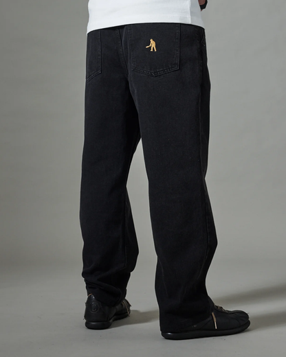 Passport Recycled Cotton Workers Club Classic Jean - Washed Black
