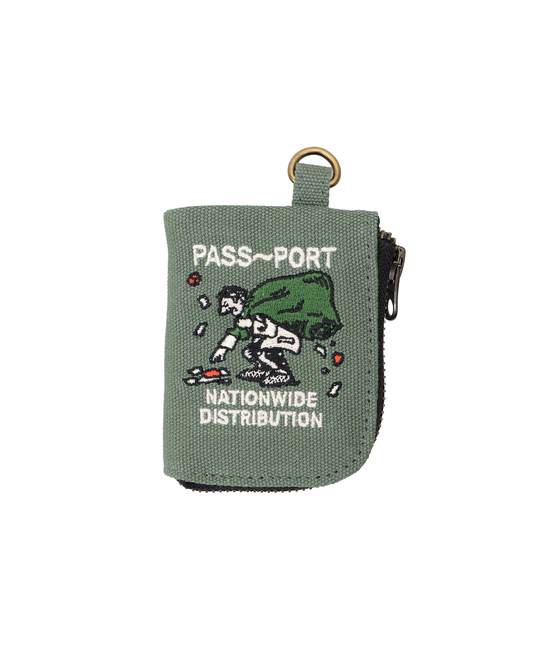 PASSPORT Distribution Coin Pouch - Elm Green
