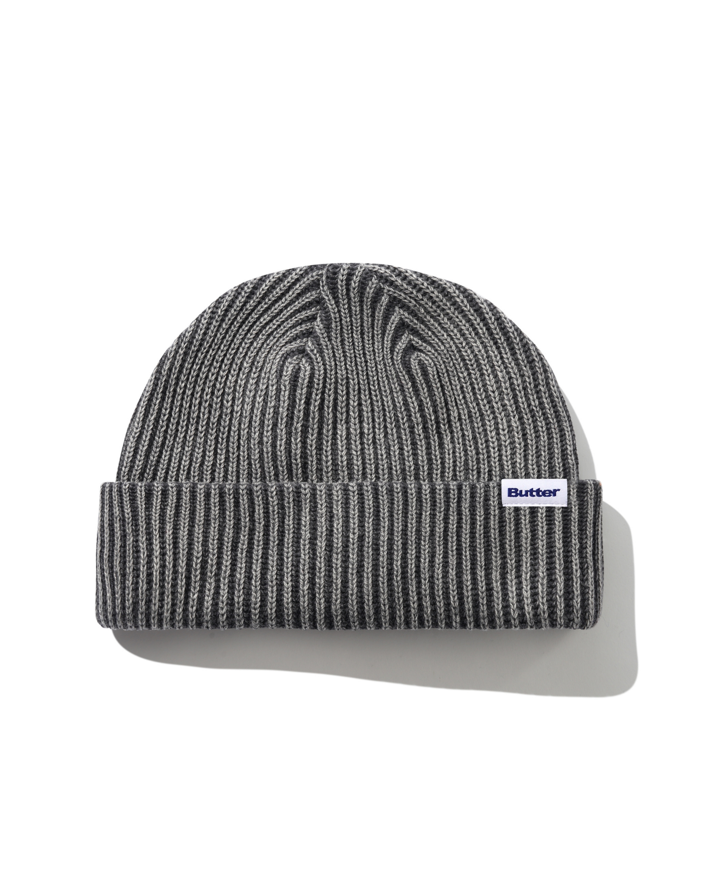 BUTTER GOODS Bleached Wharfie Beanie - Black