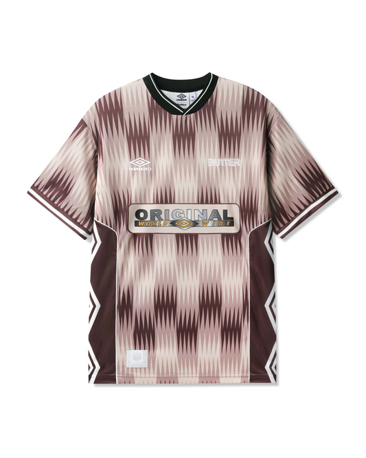 BUTTER GOODS | UMBRO Optical Jersey - Brown/Taupe