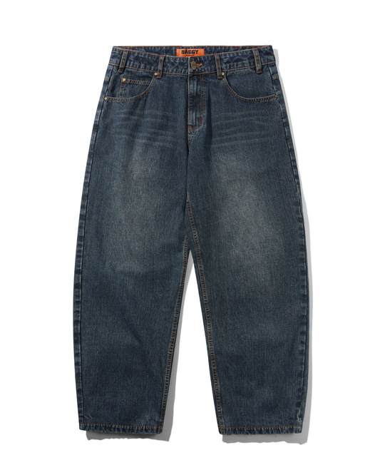 BUTTER GOODS Blotch Denim Jeans - Streaky Navy