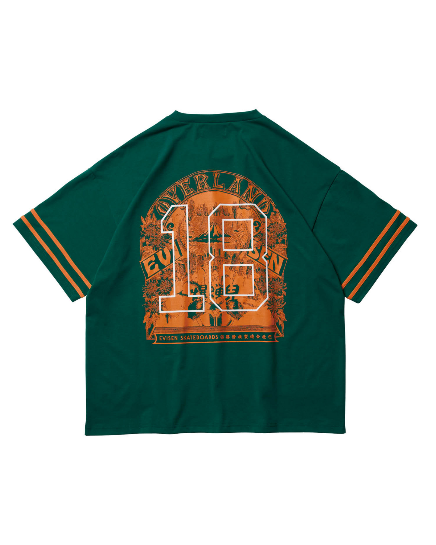 EVISEN 18 Football Cut&Sew Shirt - Green