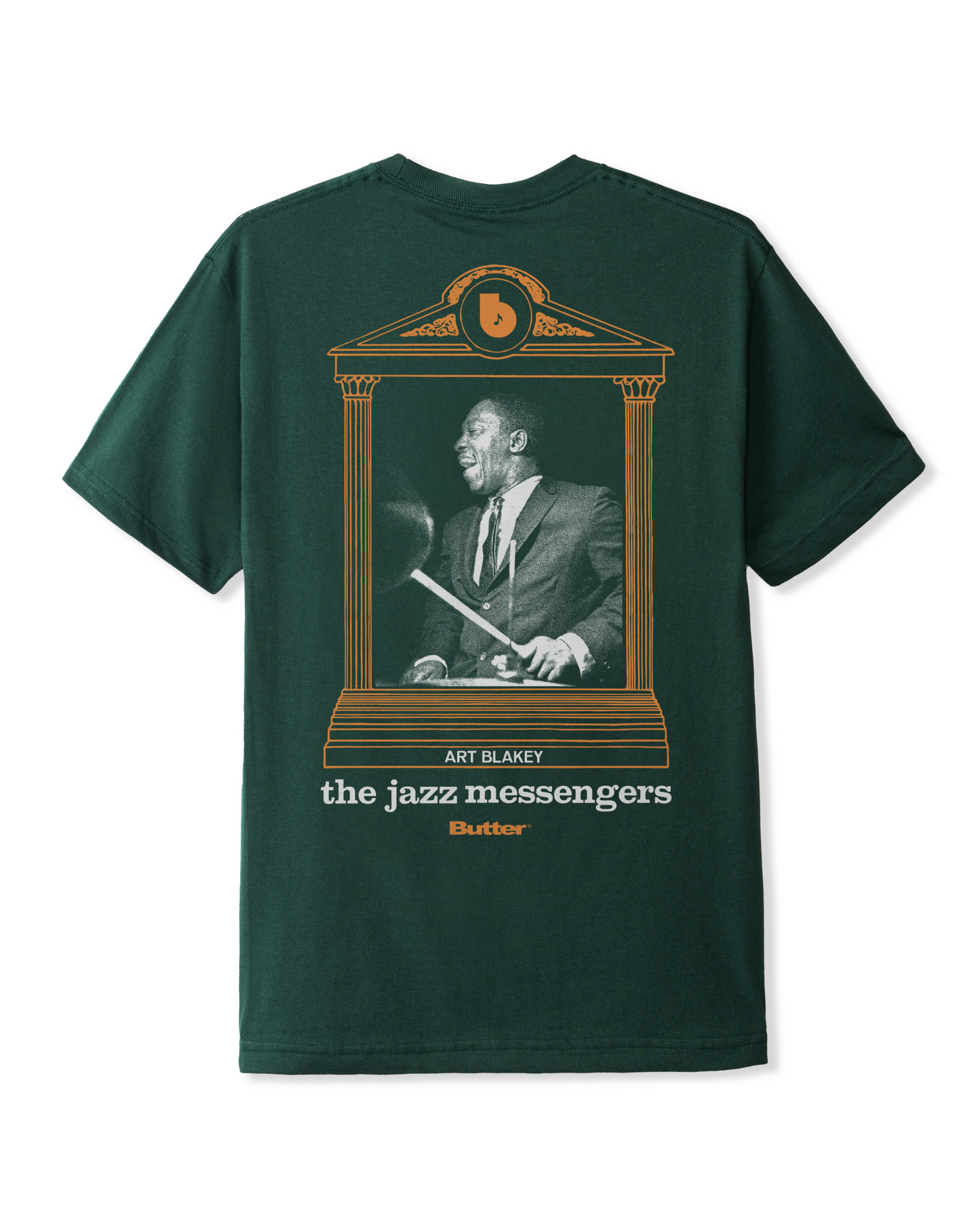 BUTTER GOODS | Blue Note Jazz Messengers Tee - Dark Forest