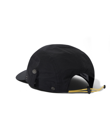 BUTTER GOODS All Terrain 4 Panel Flap Cap - Black