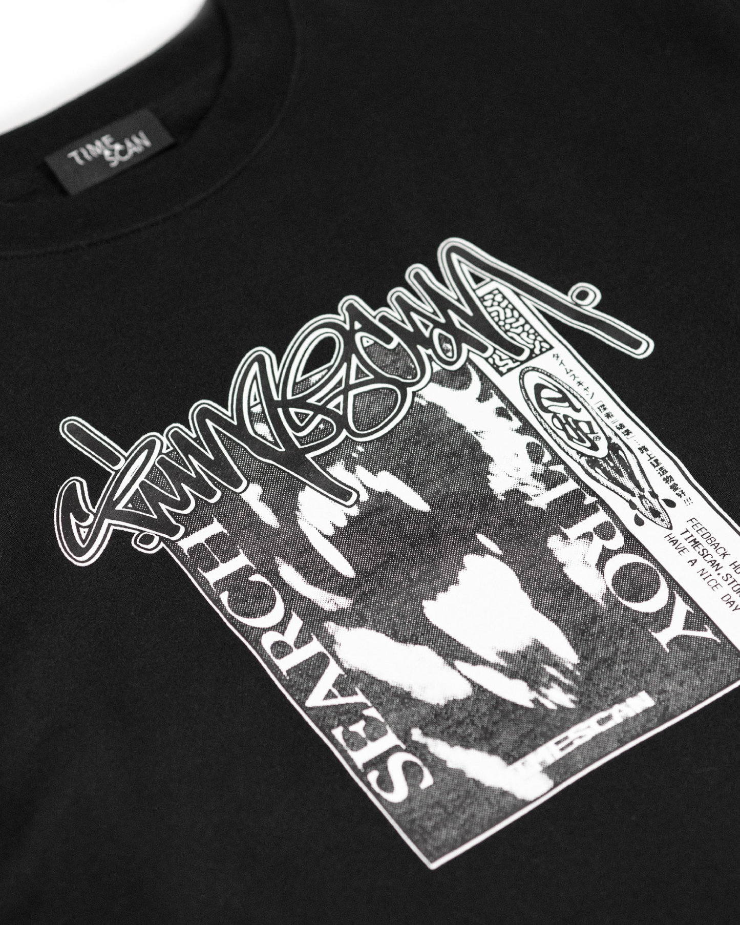 TIMESCAN Search & Destroy Crewneck - Black