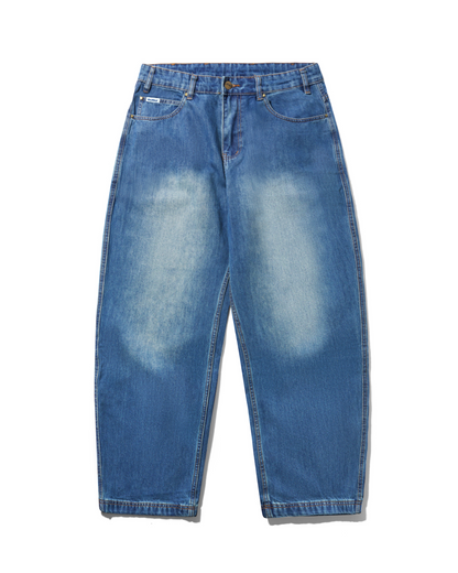 BUTTER GOODS | PEANUTS Spike Denim Jeans - Distressed Indigo