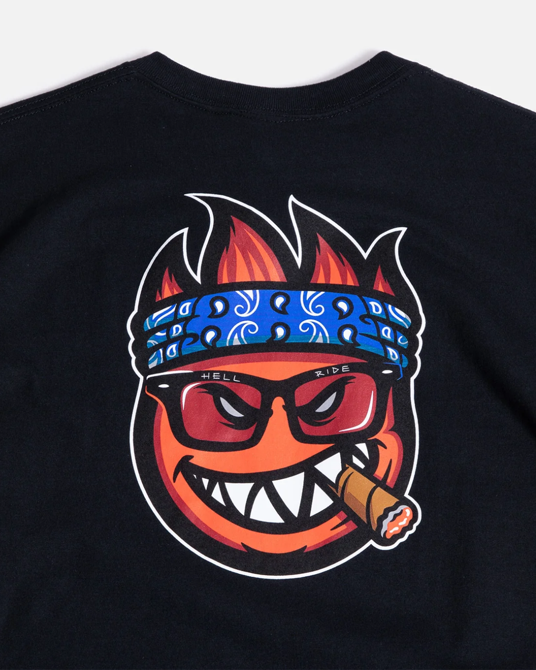 THRASHER x Spitfire Big Head Jake Tee - Black