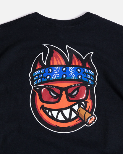 THRASHER x Spitfire Big Head Jake Tee - Black