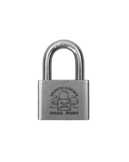 PASSPORT Hercu-Locks Padlock - Brushed Silver