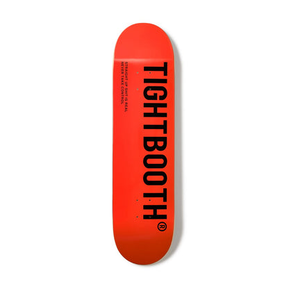 TIGHTBOOTH Logo Orange Deck 8.0" / 8.125"