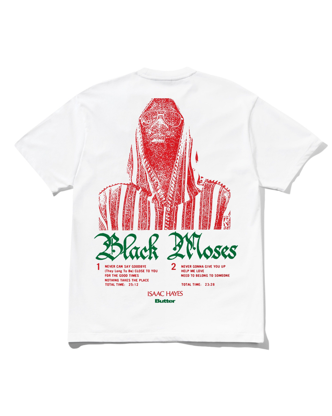 BUTTER GOODS Black Moses Tee - White