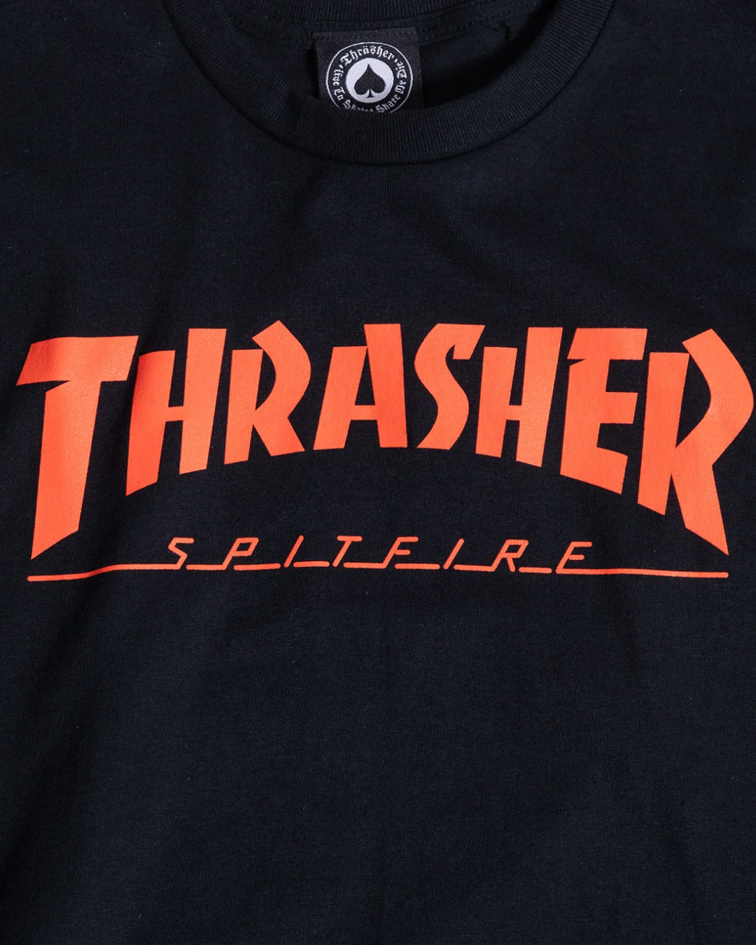 THRASHER x Spitfire Big Head Jake Tee - Black