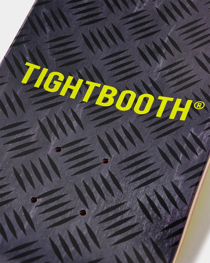 TIGHTBOOTH ロゴ セーフティ イエロー/ブラック デッキ 8.125"