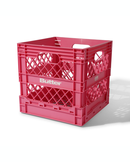 BUTTER GOODS Record Crate - Pink
