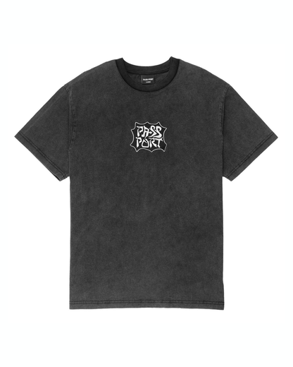 Passport Glyph Tee - Acid Black