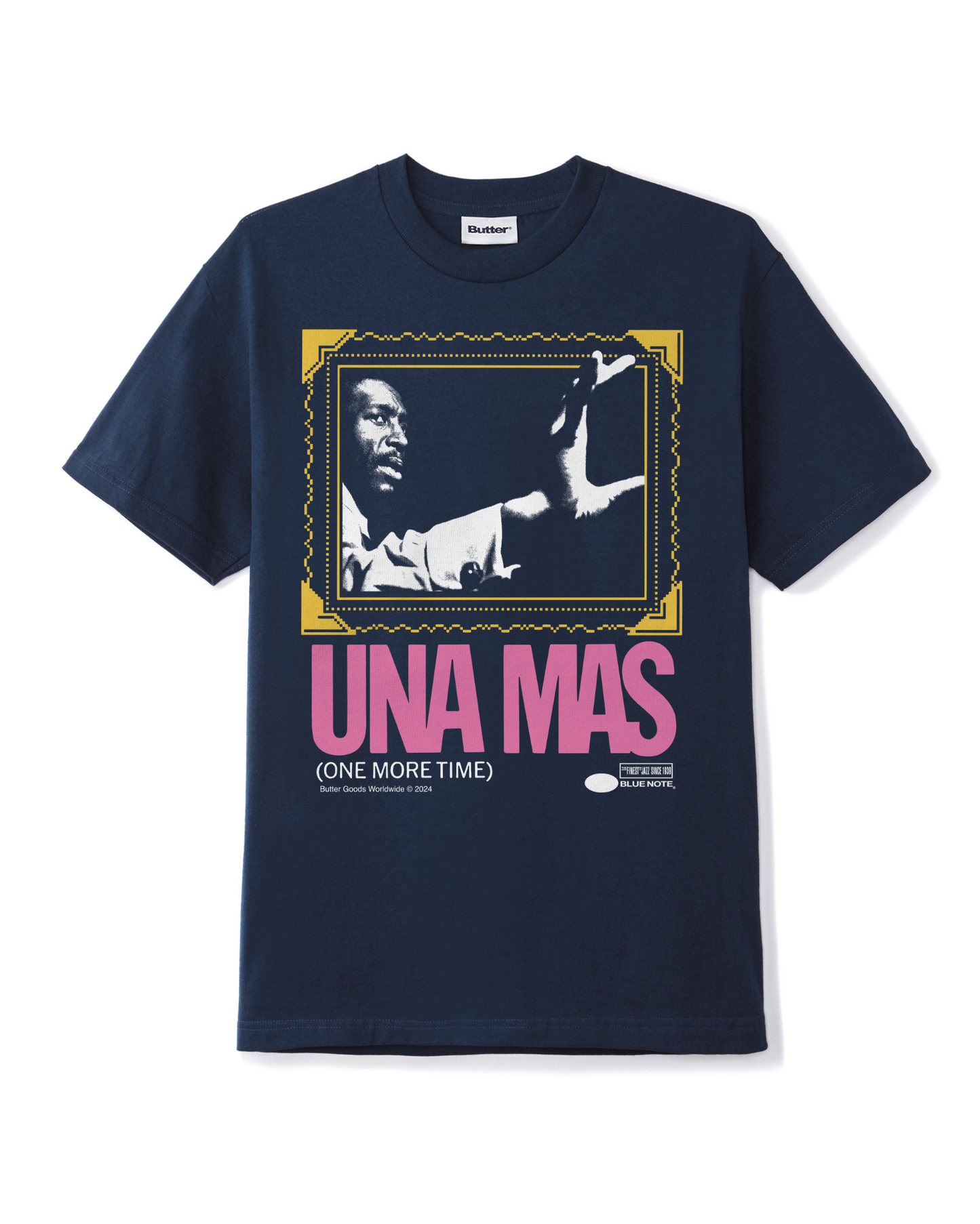 BUTTER GOODS | Blue Note Una Mas Tee - Navy