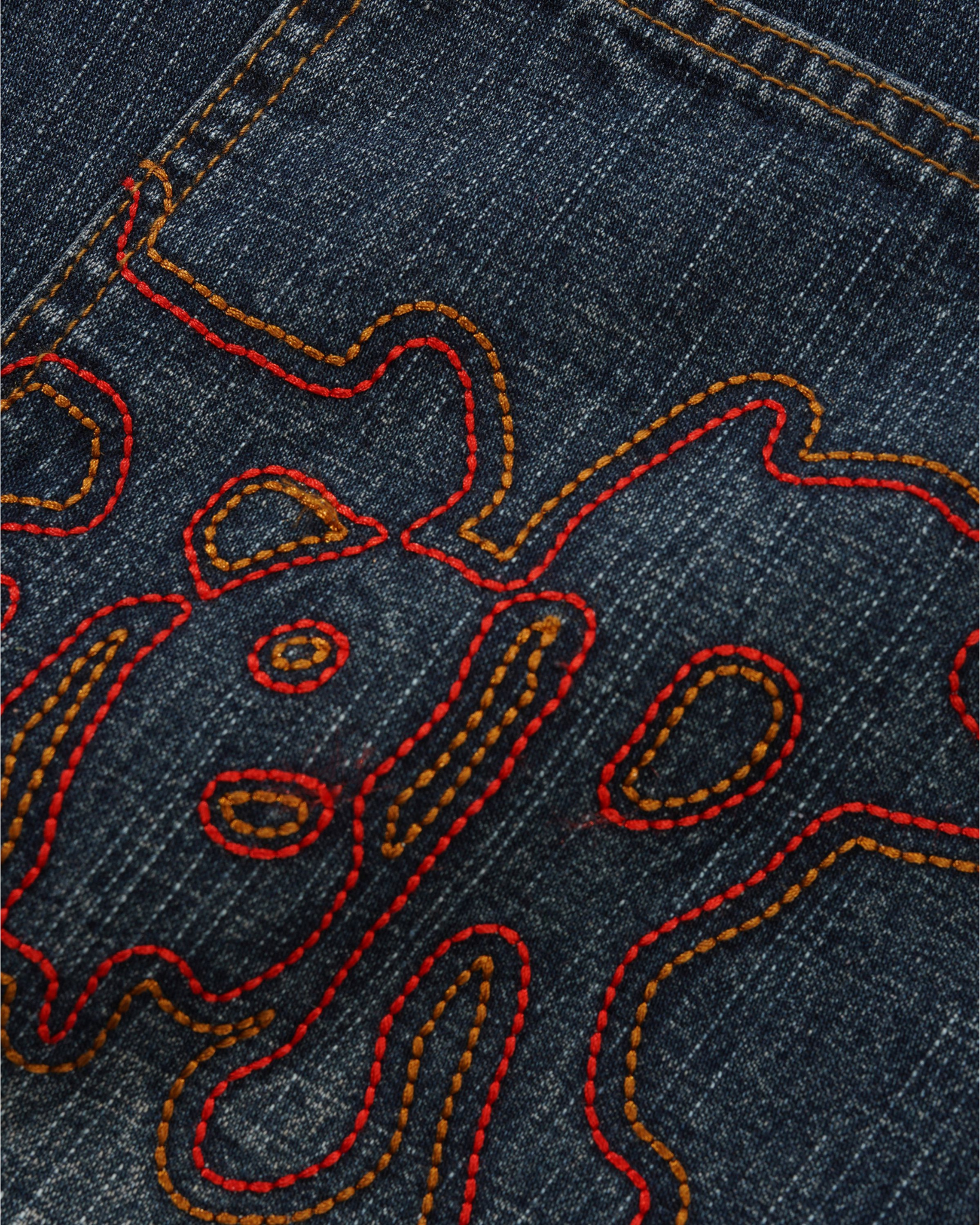 BUTTER GOODS Blotch Denim Jeans - Streaky Navy