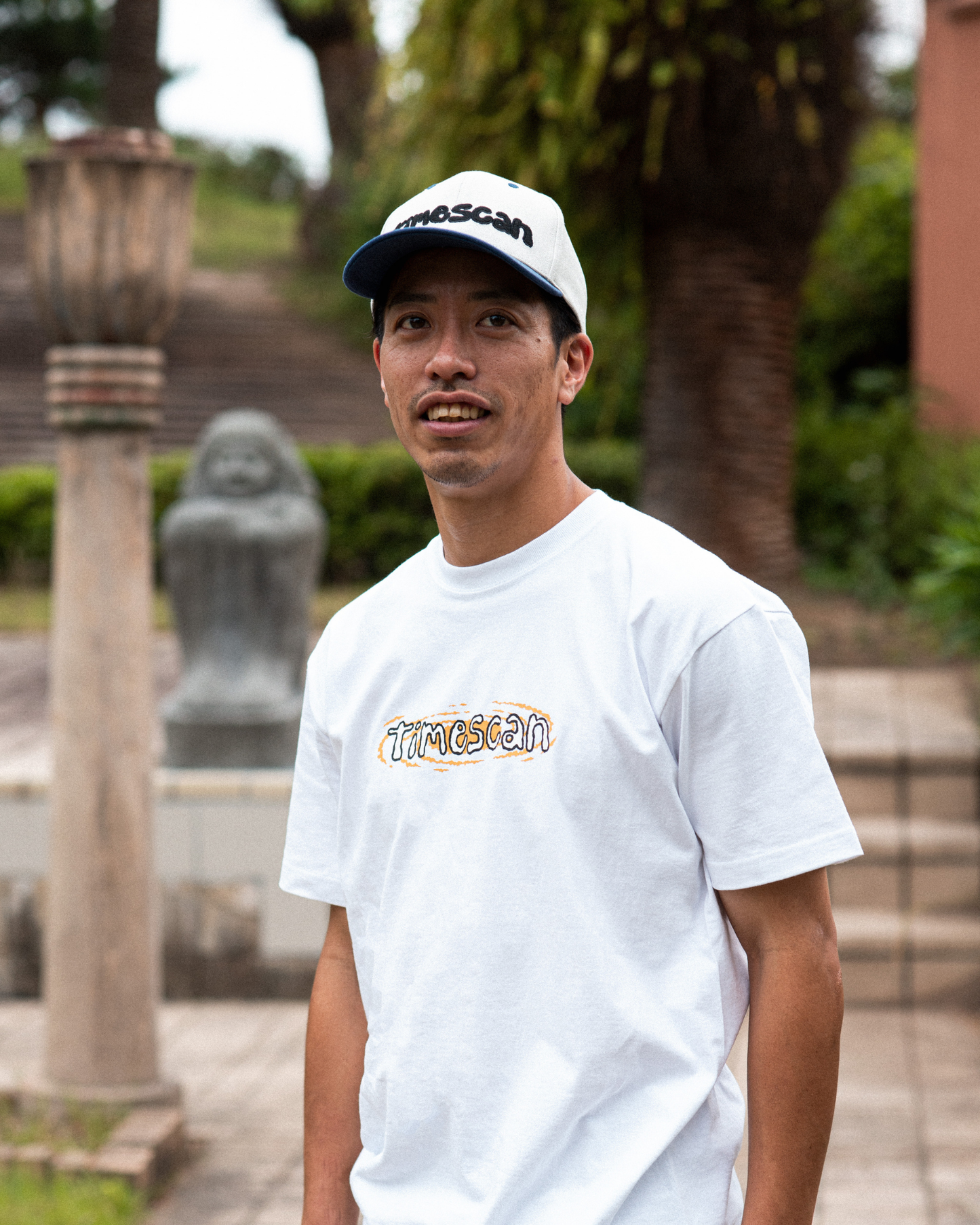 TIMESCAN Twister Tee - White