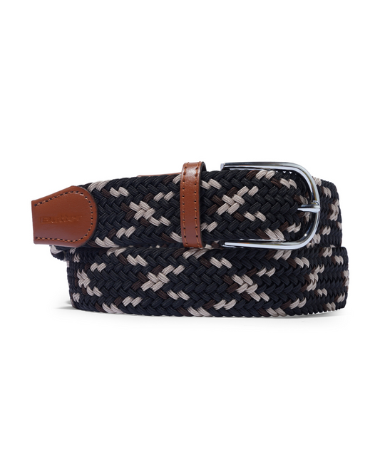 BUTTER GOODS Braided Belt -  Black