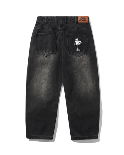 BUTTER GOODS | PEANUTS Spike Denim Jeans - Faded Black