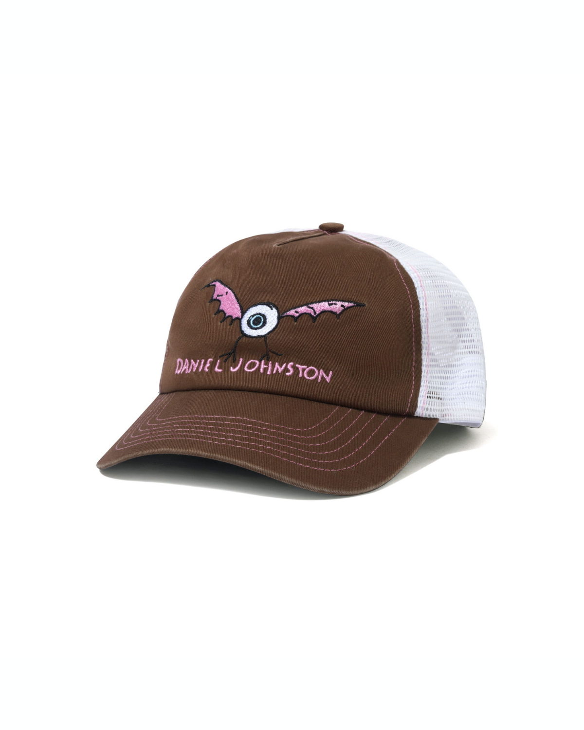BUTTER GOODS | DANIEL JOHNSTON Eye Trucker Cap - Brown
