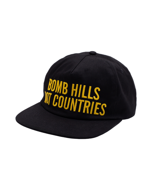 GX1000 Bomb Hills Not Countries Hat - Black