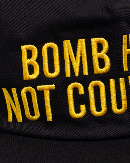 GX1000 Bomb Hills Not Countries Hat - Black
