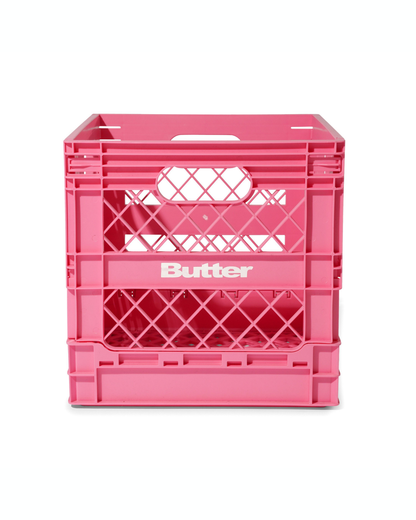 BUTTER GOODS Record Crate - Pink