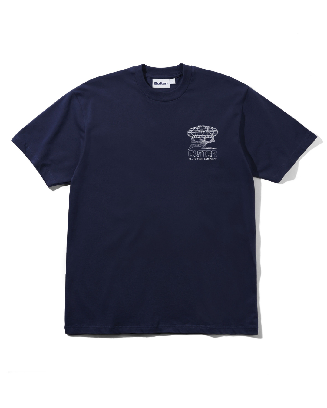 BUTTER GOODS Terrain Tee - Midnight