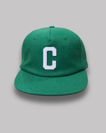 CROOZE 5-Panel League Wool Cap - Kelly Green