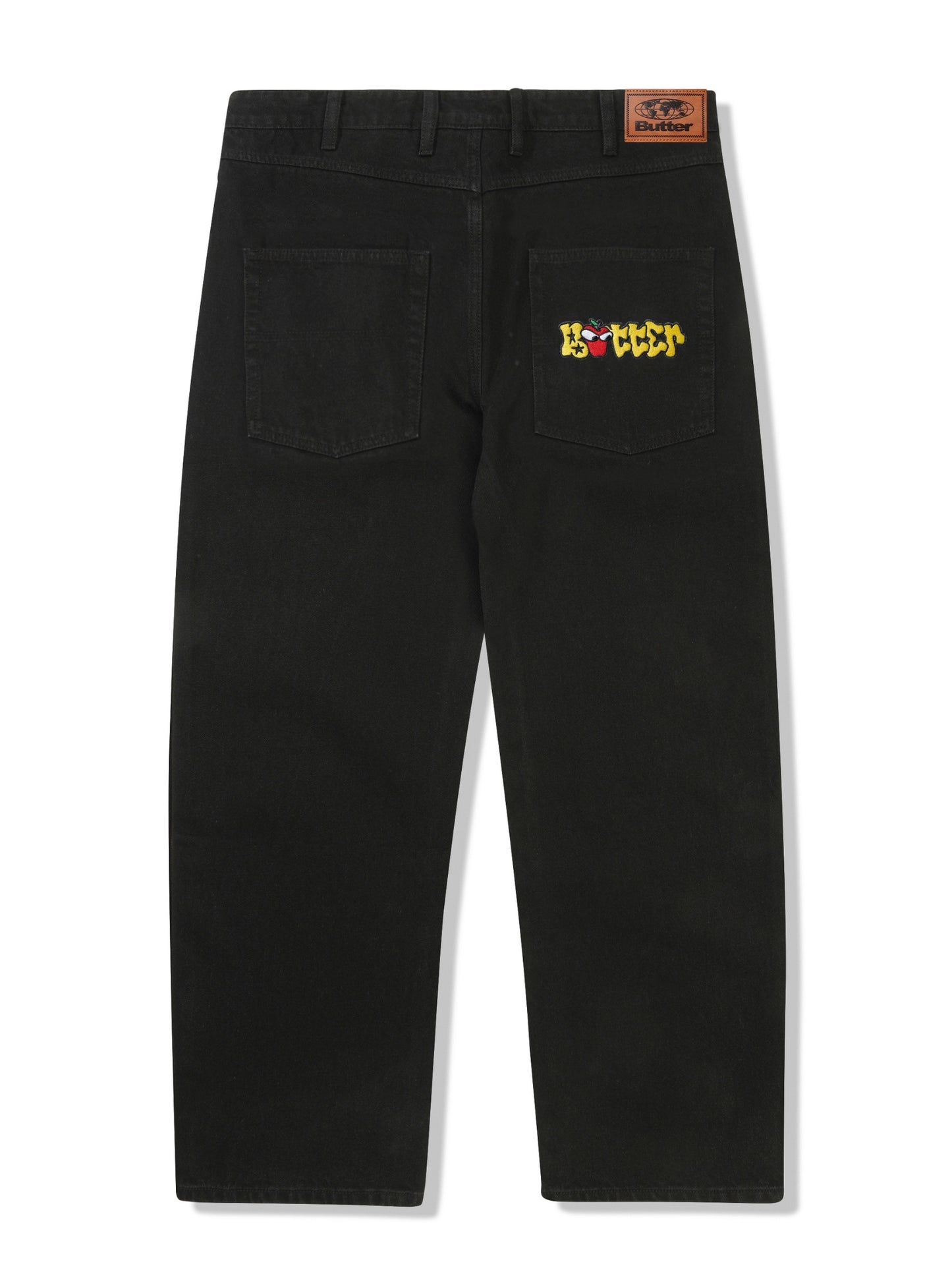 BUTTER GOODS Big Apple Denim Jeans - Washed Black