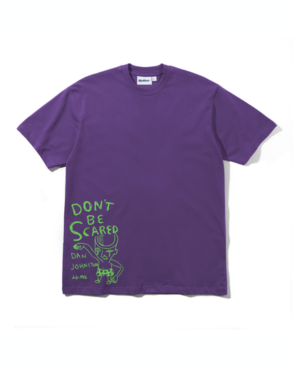 BUTTER GOODS | DANIEL JOHNSTON Don't Be Scared Tee - Grape