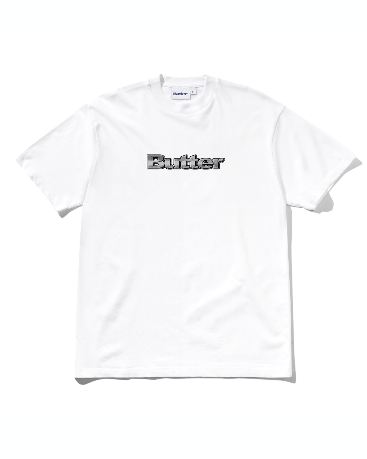 BUTTER GOODS Alloy Logo Tee - White