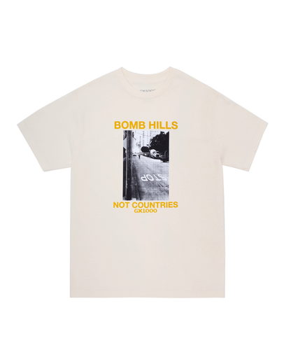 GX1000 Bomb Hills Not Countries Tee - Off White