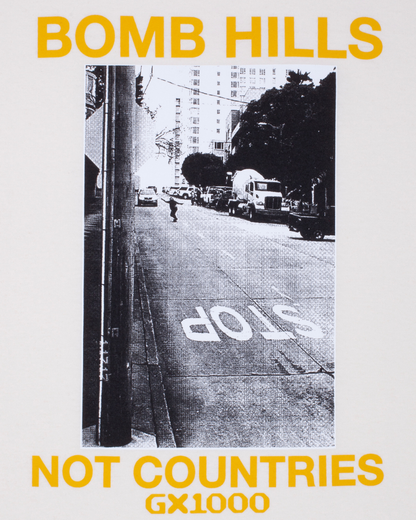 GX1000 Bomb Hills Not Countries Tee - Off White