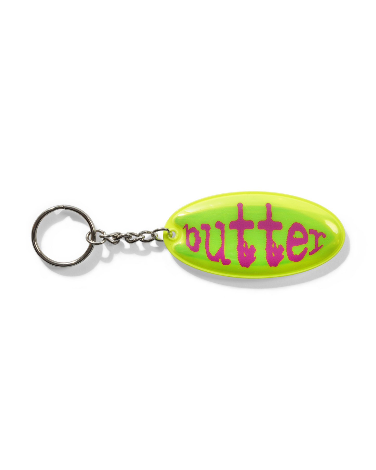 BUTTER GOODS Frenzy Reflective Keychain - Safety Yellow