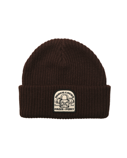 Passport Hercu-Locks Beanie - Dark Choc