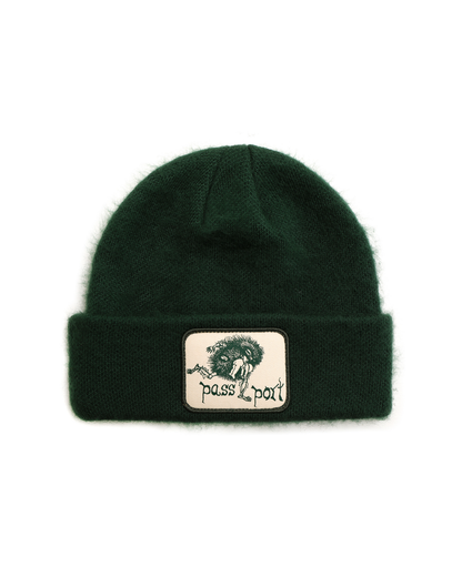Passport Banksia Mohair Beanie - Dark Forest