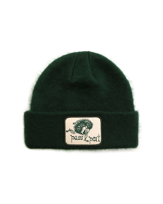 Passport Banksia Mohair Beanie - Dark Forest