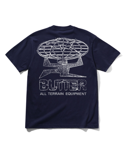 BUTTER GOODS Terrain Tee - Midnight
