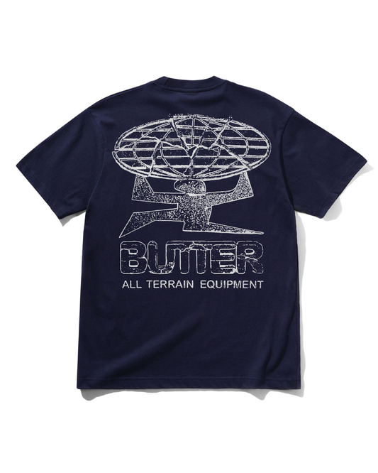 BUTTER GOODS Terrain Tee - Midnight